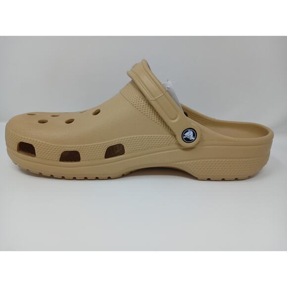 Crocs Classic Wheat Beige Sandal Slip-On Slide Slipper Men\'s Sz US 13 10001-209 main image 12